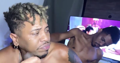 Slutty sex between 3 black guys, Biggest BAREBACK orgy with lots of milk in the ass and mouth&
