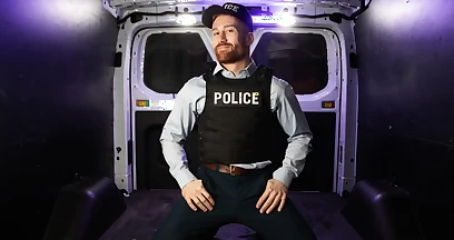 Anal in the back of the van between two hot men