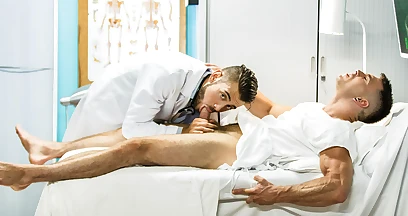 Visit to the doctor ends with hard anal sex scenes