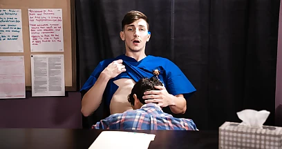 Kaleb Stryker and the sexy slutty nurse Michael Jackman