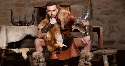 Norse studs fucking each other in the ass hard