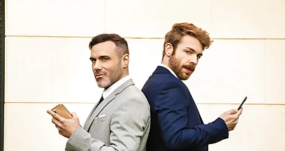 Two dudes show how suave they can really be