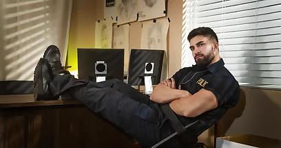 Black dick of the law pleasured in a hot scene