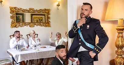 Loud royal anal between Sir Peter & Justin Jett