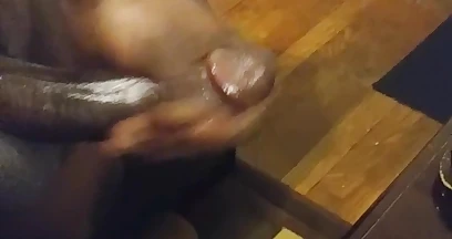 Wanking Slapping My BBC Loud Moaning Screaming Cumshot
