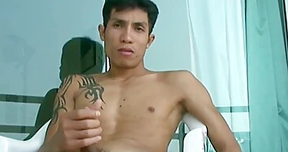 Hunk Rock Masturbation Outdoors