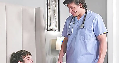 Heteroflexible - Joseph Castlian Is Almost Caught While Having His Ass Eaten By Nurse Dalton Riley