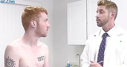Shy Redhead Patient Sebastian Hunt Needs Libido Boost Treatment With Hunk Doctor