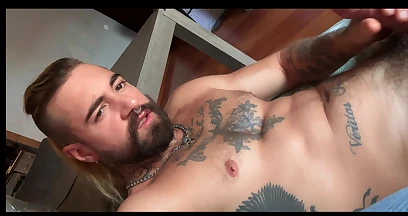 Hairy Sexy Spanish Daddy Dirty Talking and Having Fun