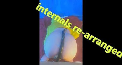 40 Inch Dildo Re-arranges My Internals 2