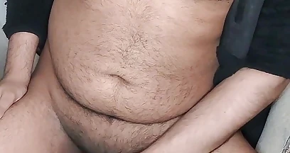 Hairy Gay Jerking