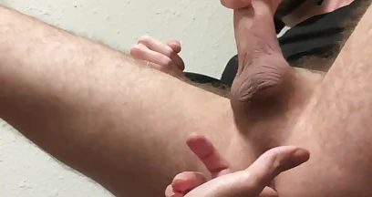 I Put a Finger in It and Make Him Cum While I Suck It