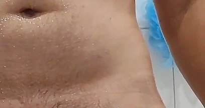 Sexy Daddy in the Bath with Horny Cock.