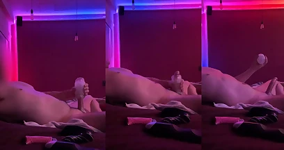 View While I Lay Back and Stroke and Cum Twice!