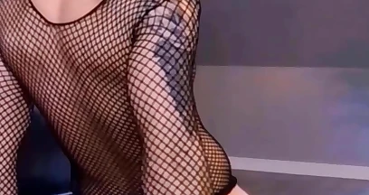 Kinkychrisx - Fishnet Stockings and Anal Toy
